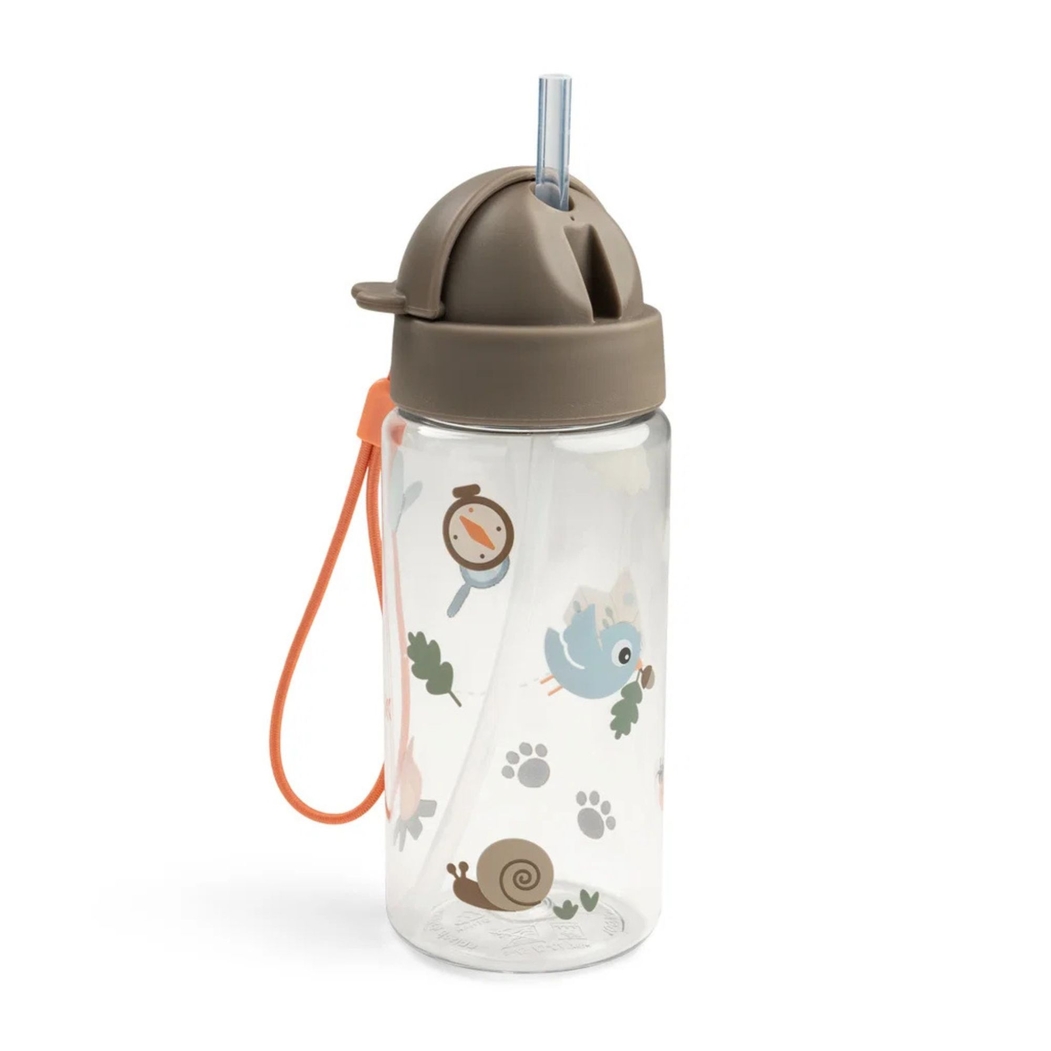 Garrafa com Palhinha Done by Deer Tiny Trails 350ml - Done By Deer - 5712643066361