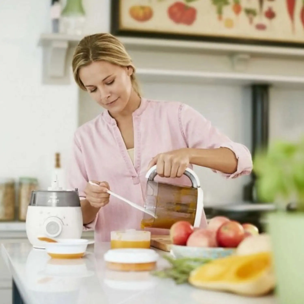 Robô de Cozinha Philips Avent Easy Papa com Oferta Conjunto Gourmet e Copo de Aprendizagem - Philips Avent - PACKROBOT001-001