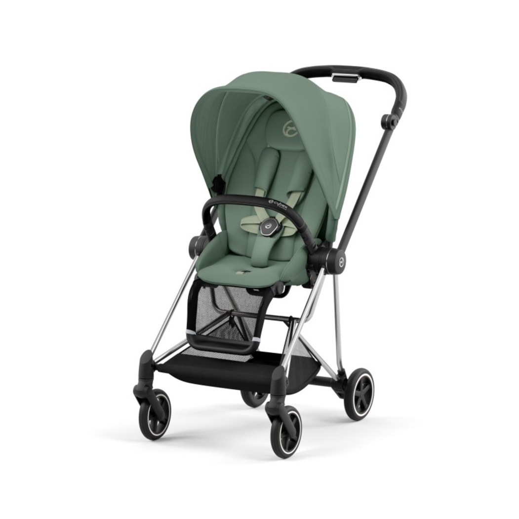 Pack Carrinho de Bebé Mios Cybex Chrome Black com Seat Pack e Alcofa Mirage Grey - Cybex - PACKMIOS038-005
