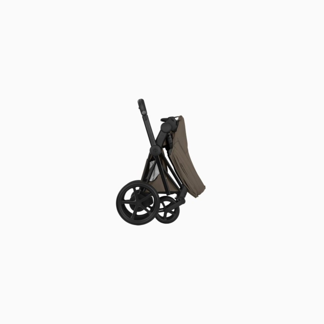 Carrinho de Bebé Cybex e-Priam Comfort Matt Black com Alcofa Dobrável - Cybex - 4063846585342