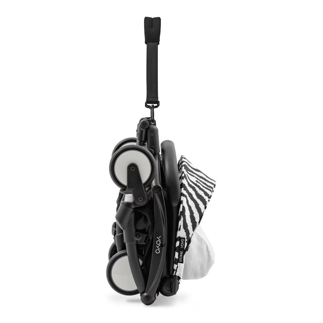 Carrinho de Bebé YOYO Black Stokke com Color Pack Zebra 6+ - Stokke - PACKYOYO011-001