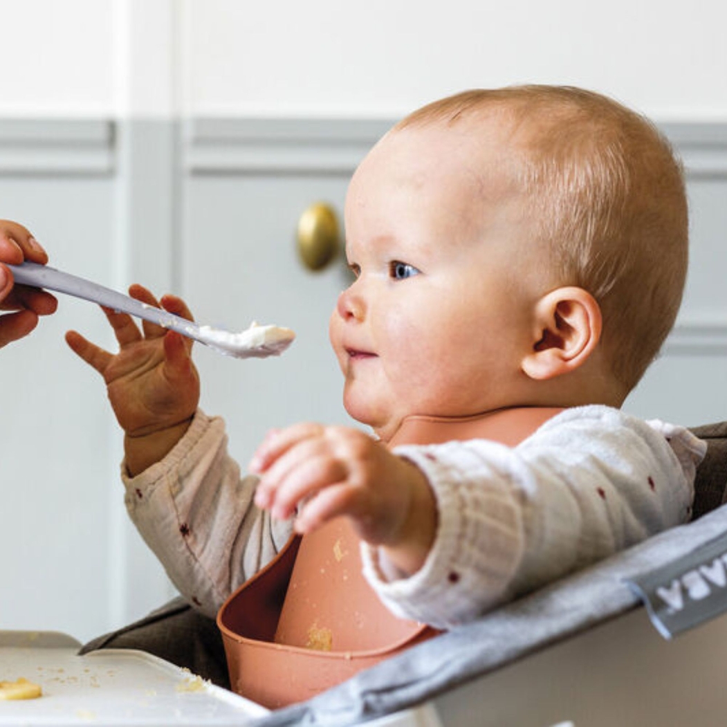 Conjunto Colheres 1ª Idade Béaba em Silicone com Caixa de Transporte - Béaba - 3384349136000