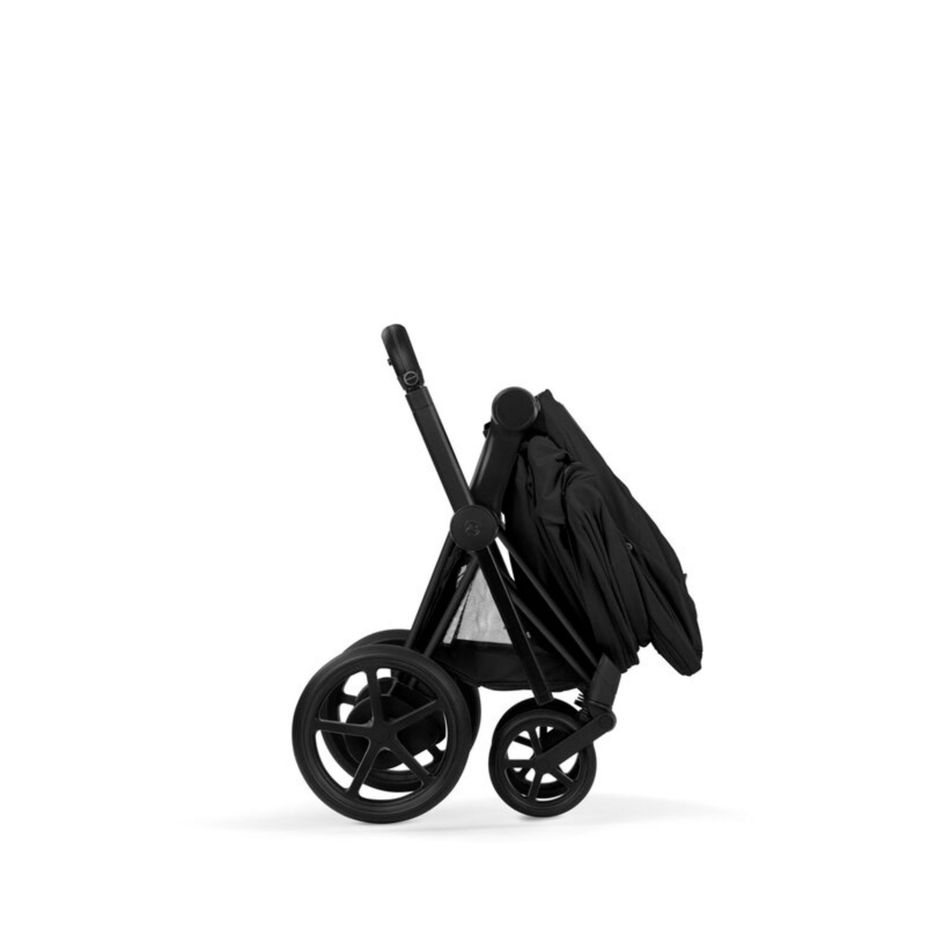 Carrinho de Bebé Cybex e-Priam Comfort Matt Black com Alcofa Dobrável - Cybex - 4063846549481