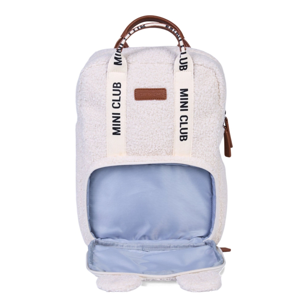 Mochila Childhome Mini Club Signature Teddy Off White - Childhome - 5420007170387