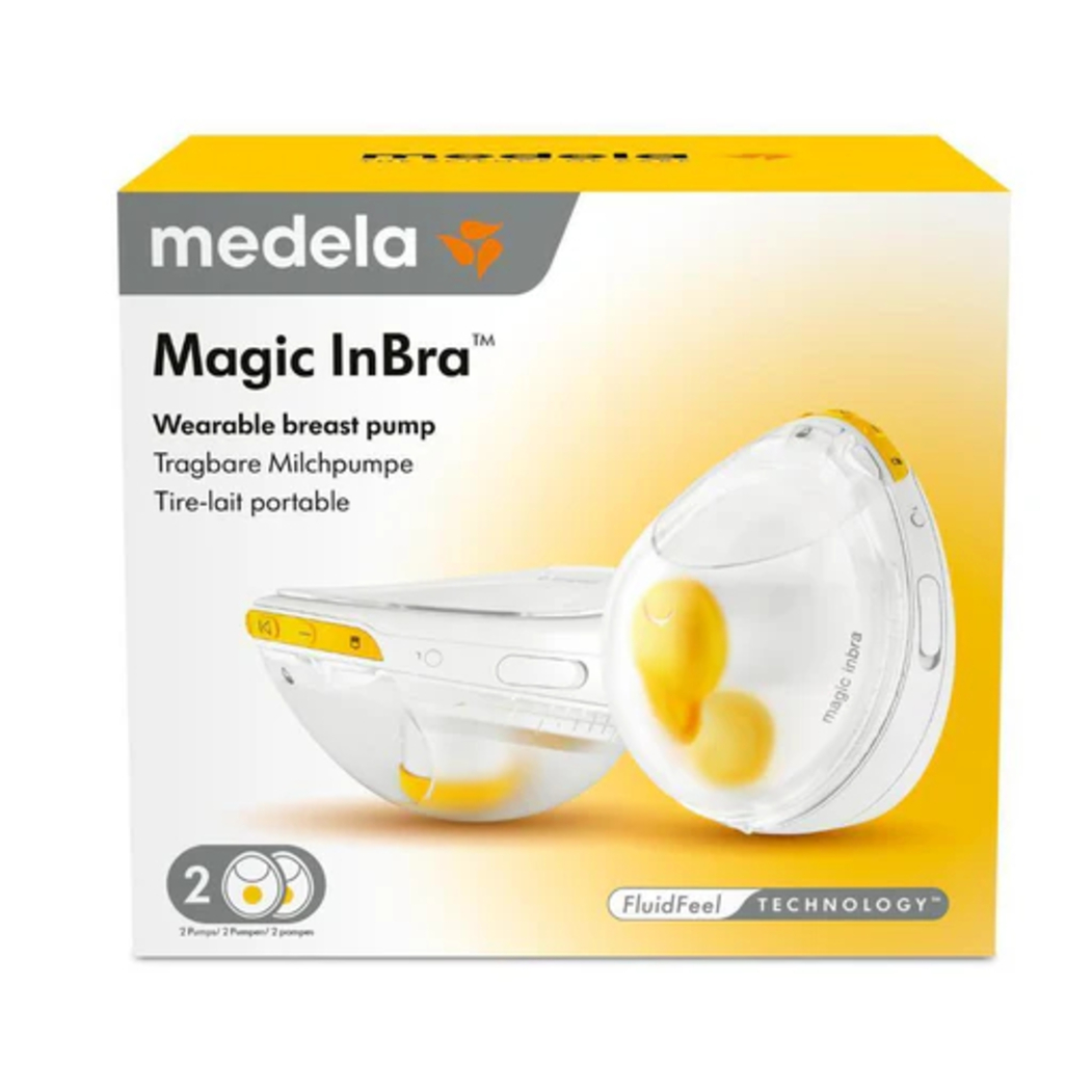 Bomba Tira-Leite Elétrica sem Cabos Magic In Bra Dupla - Medela - 7612367087537