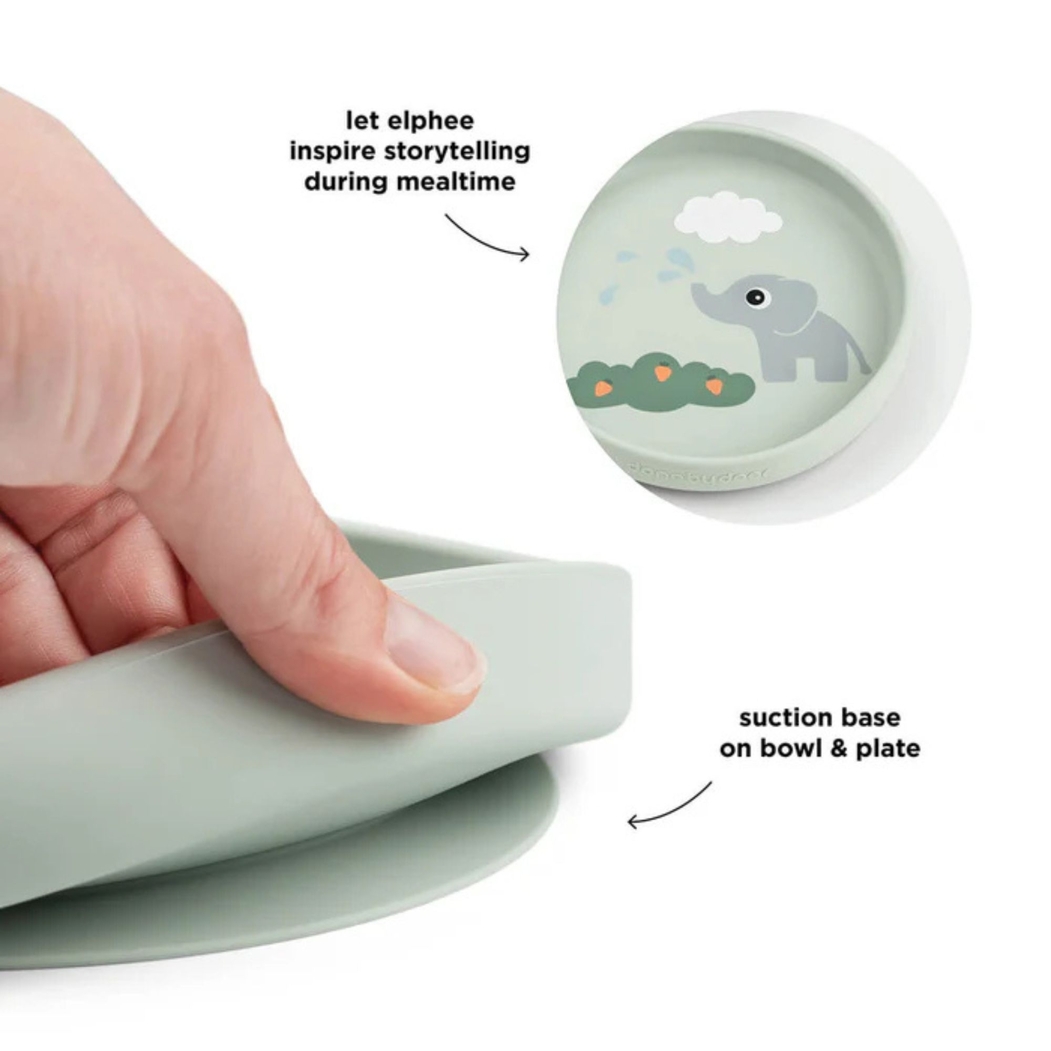 Conjunto de Refeição Done by Deer Stick/Stay Elphee Green - Done By Deer - 5712643063094