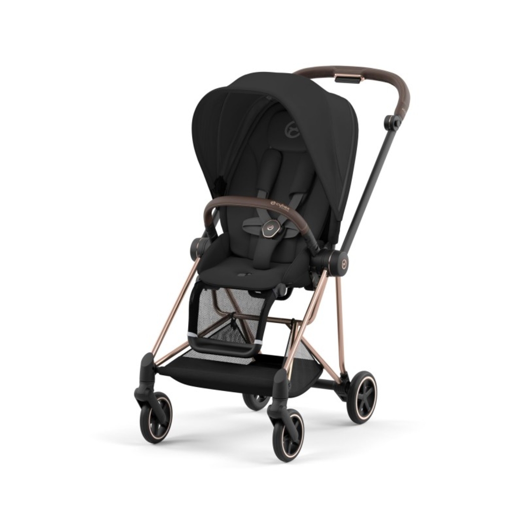 Pack Carrinho de Bebé Mios Cybex Rosegold com Seat Pack e Alcofa Mirage Grey - Cybex - PACKMIOS041-001
