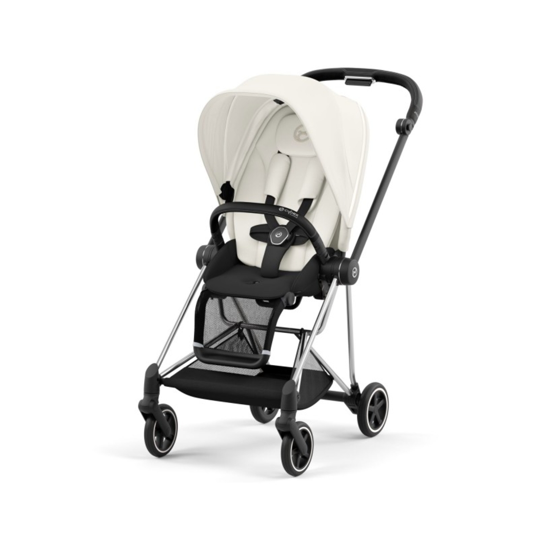 Pack Carrinho de Bebé Cybex Mios Chrome Black com Seat Pack e Alcofa - Cybex - PACKMIOS034-002