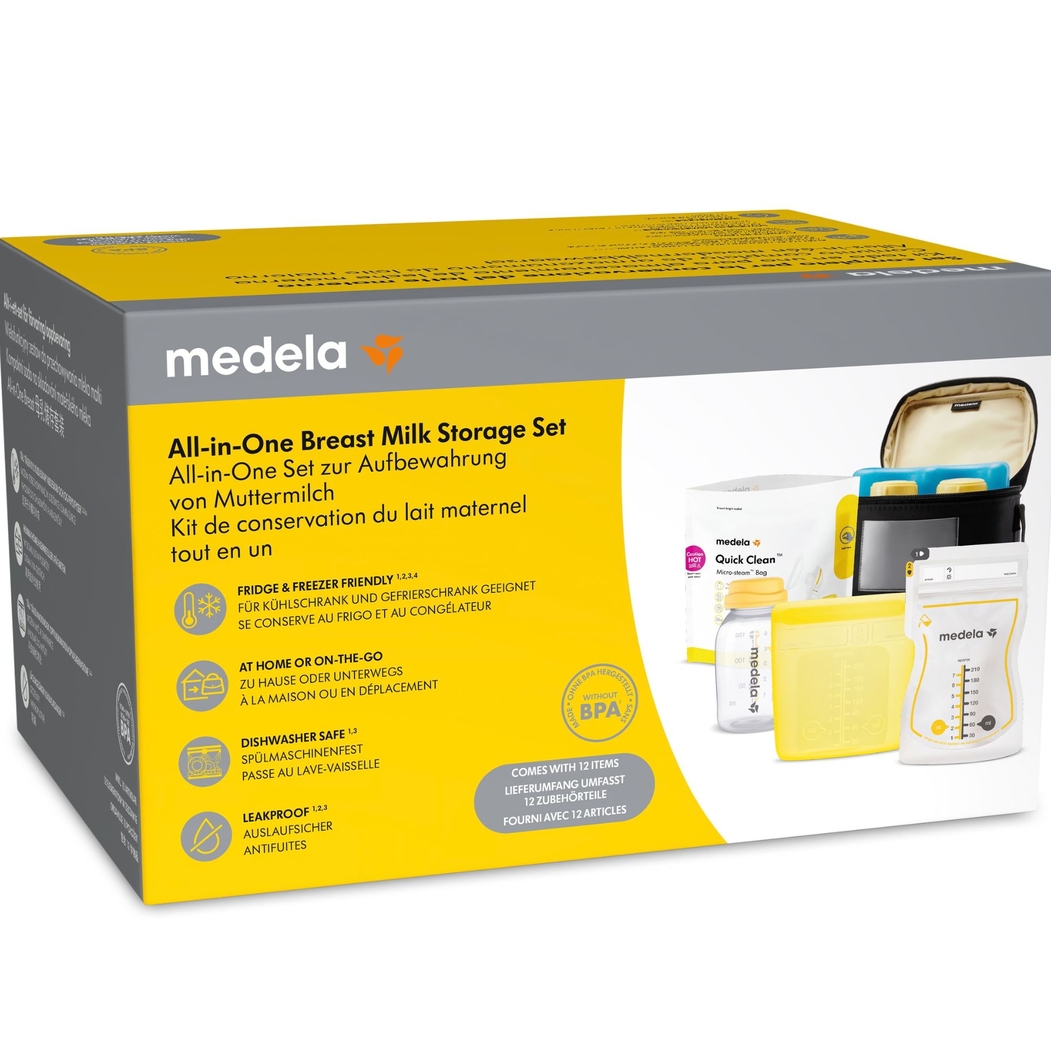 Conjunto Completo Armazenamento Leite Materno Medela - Medela - 7610472880586