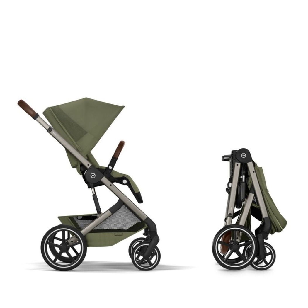 Carrinho de Bebé Cybex Balios S Lux Taupe com Alcofa Dobrável - Cybex - 4063846591732