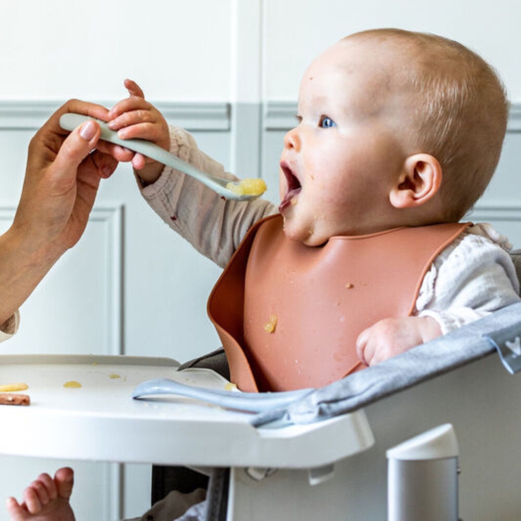 Conjunto Colheres 1ª Idade Béaba em Silicone com Caixa de Transporte - Béaba - 3384349136000