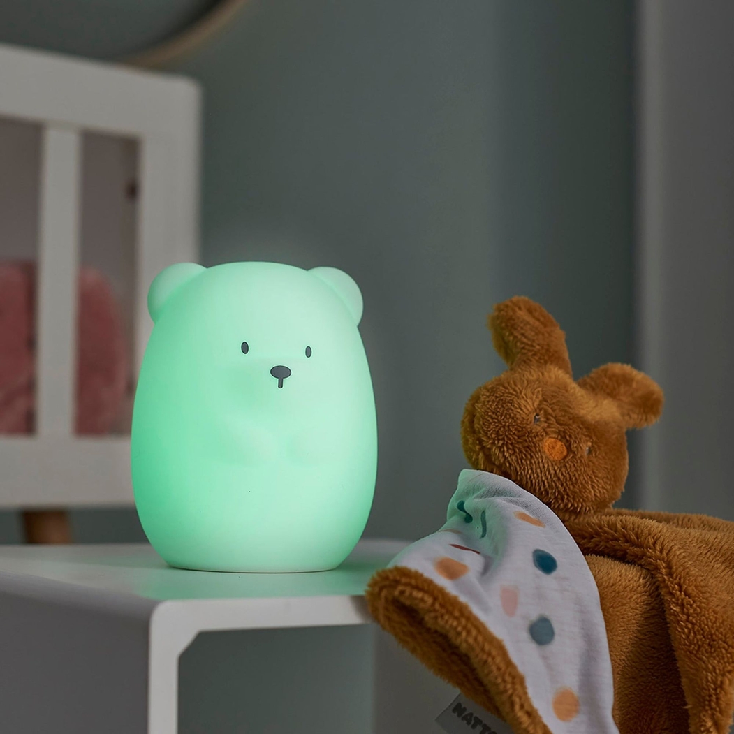 Luz de Presença Nattou em Silicone Urso 16cm - Nattou - 5414673876636