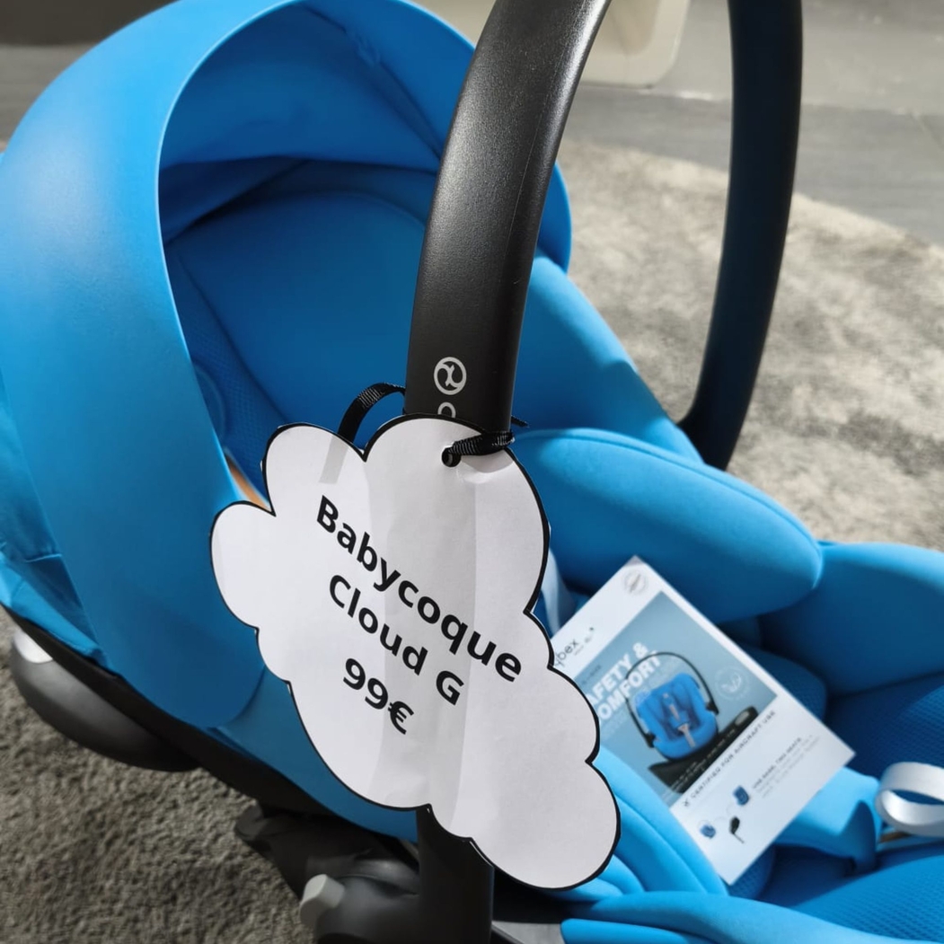 Babycoque Cybex Cloud G i-Size Plus Beach Blue - Cybex - 4063846431359