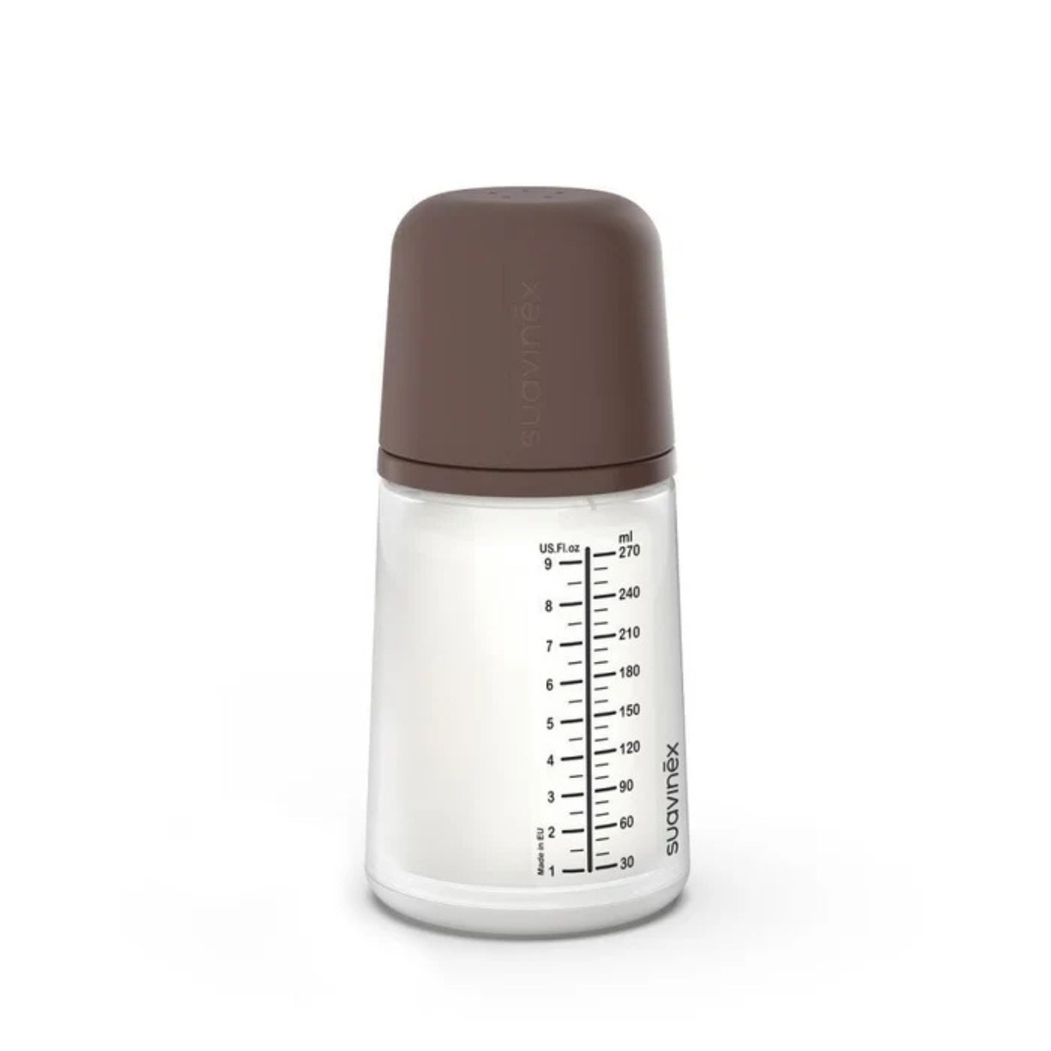 Biberão Suavinex com Tetina Silicone Anticólica Fluxo Médio 270 ml - Suavinex - 8426420084635