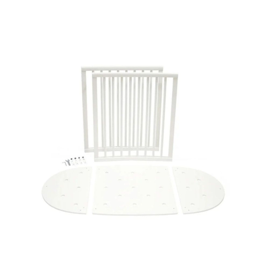 Berço Stokke Sleepi Mini com Kit de Extensão, Colchões e Lençóis White - Stokke - PACKSLEEPI004-003
