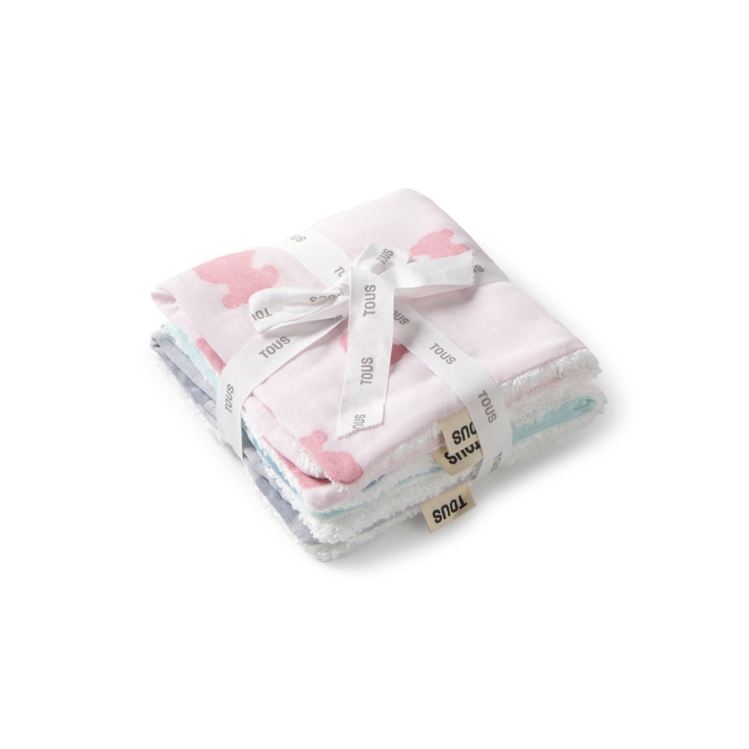 Conjunto de 3 Musselinas Tous 30x30cm - Tous - 8434134494336