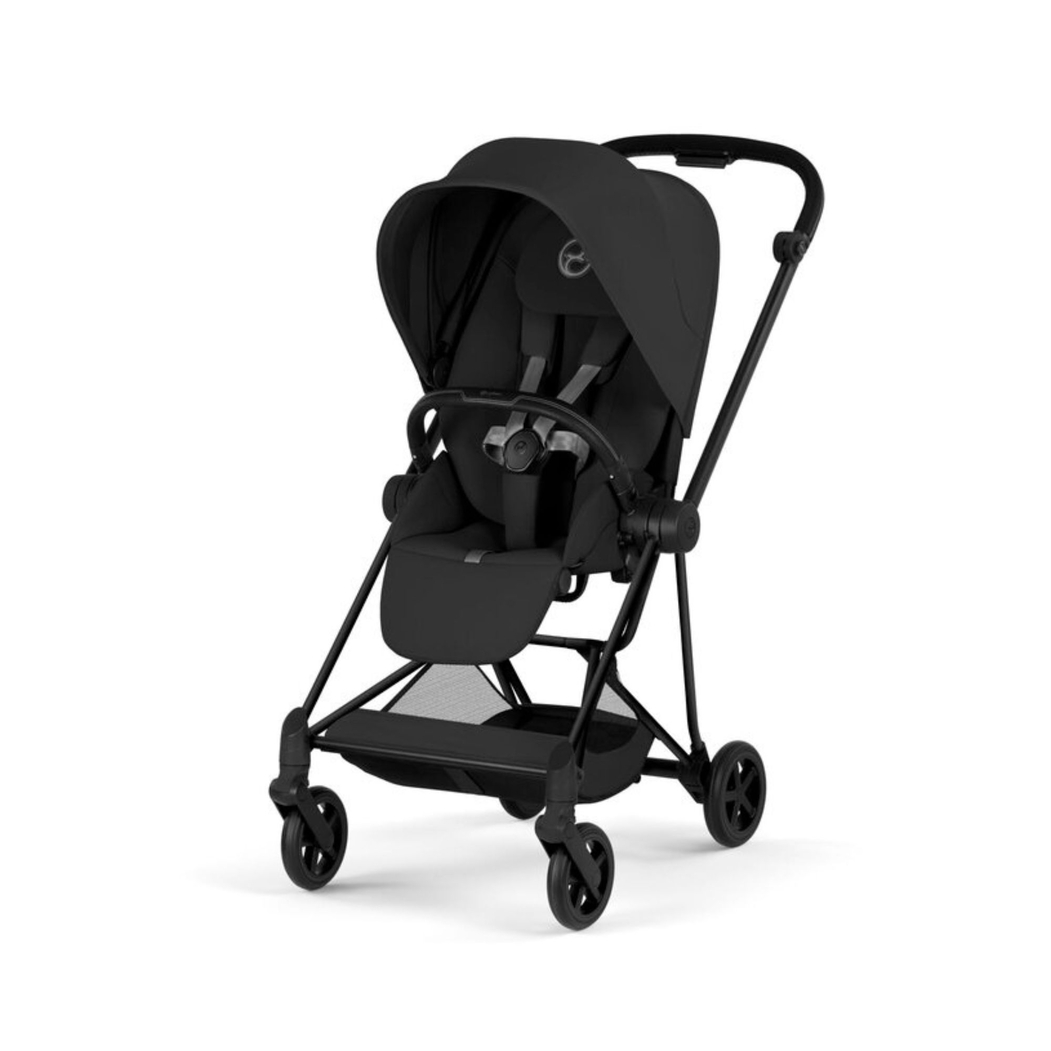Carrinho de Bebé Cybex Mios Comfort Matt Black com Alcofa Dobrável - Cybex - 4063846549757