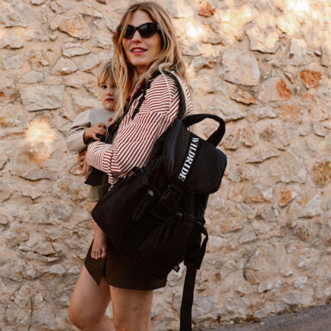 Mochila de Maternidade Wildride Black - Wildride - 8721154240433