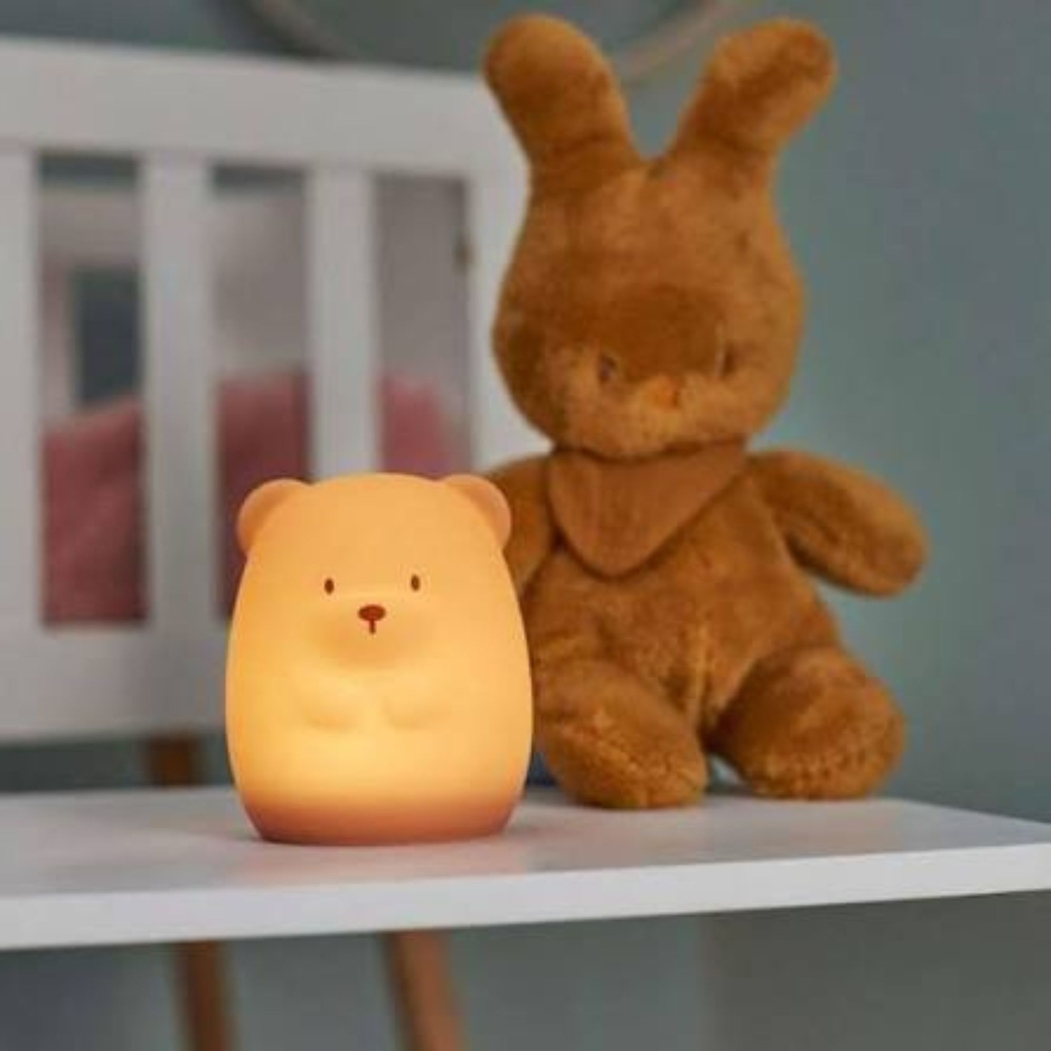 Luz de Presença Nattou em Silicone Urso 12cm - Nattou - 5414673876643
