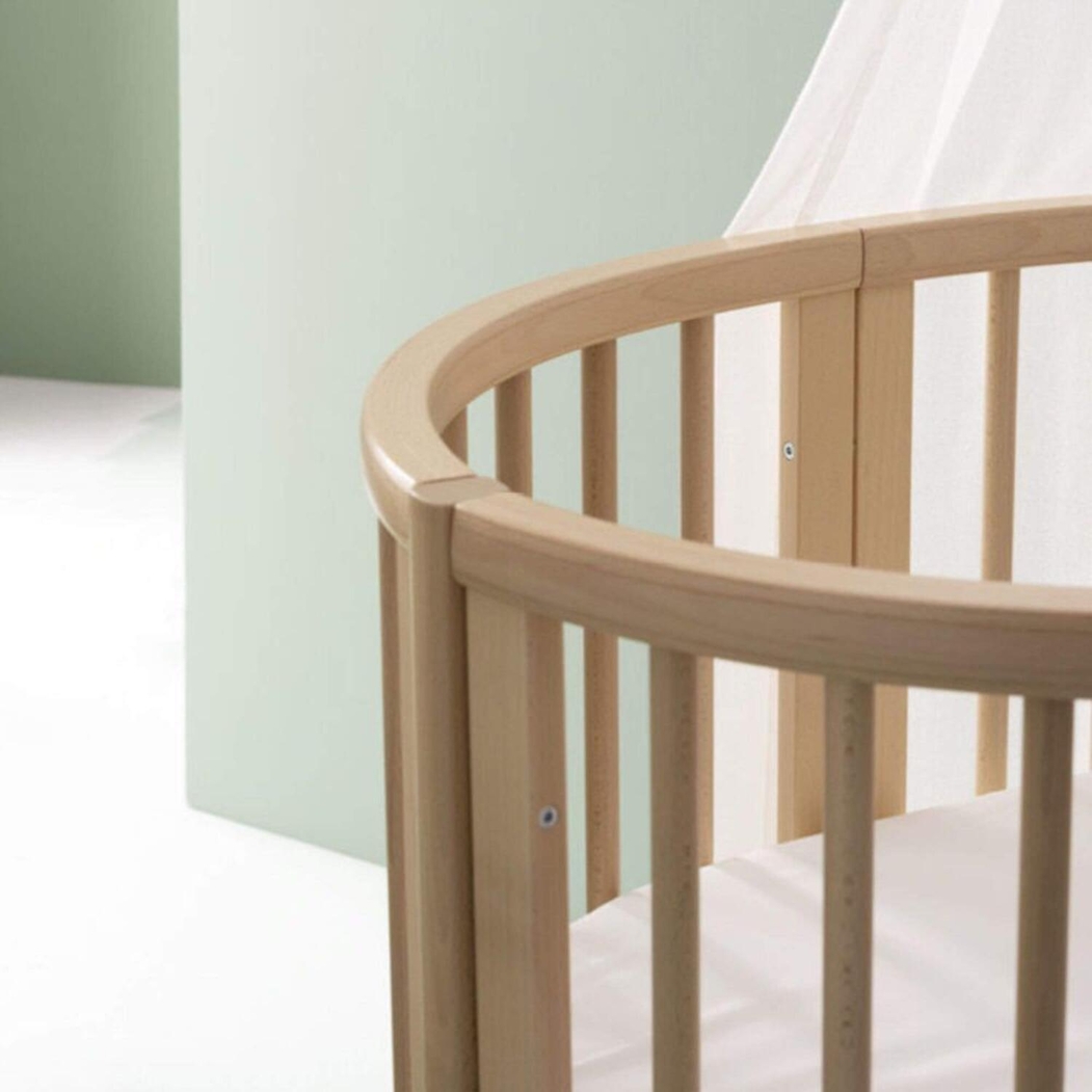 Mini Berço Stokke Sleepi Natural com Colchão e Lençol White - Stokke - PACKSLEEPI002-001