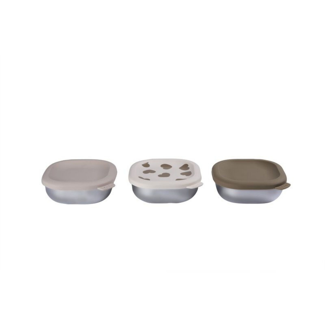Conjunto de Lancheiras Béaba em Inox BigLove - Béaba - 3384349140311