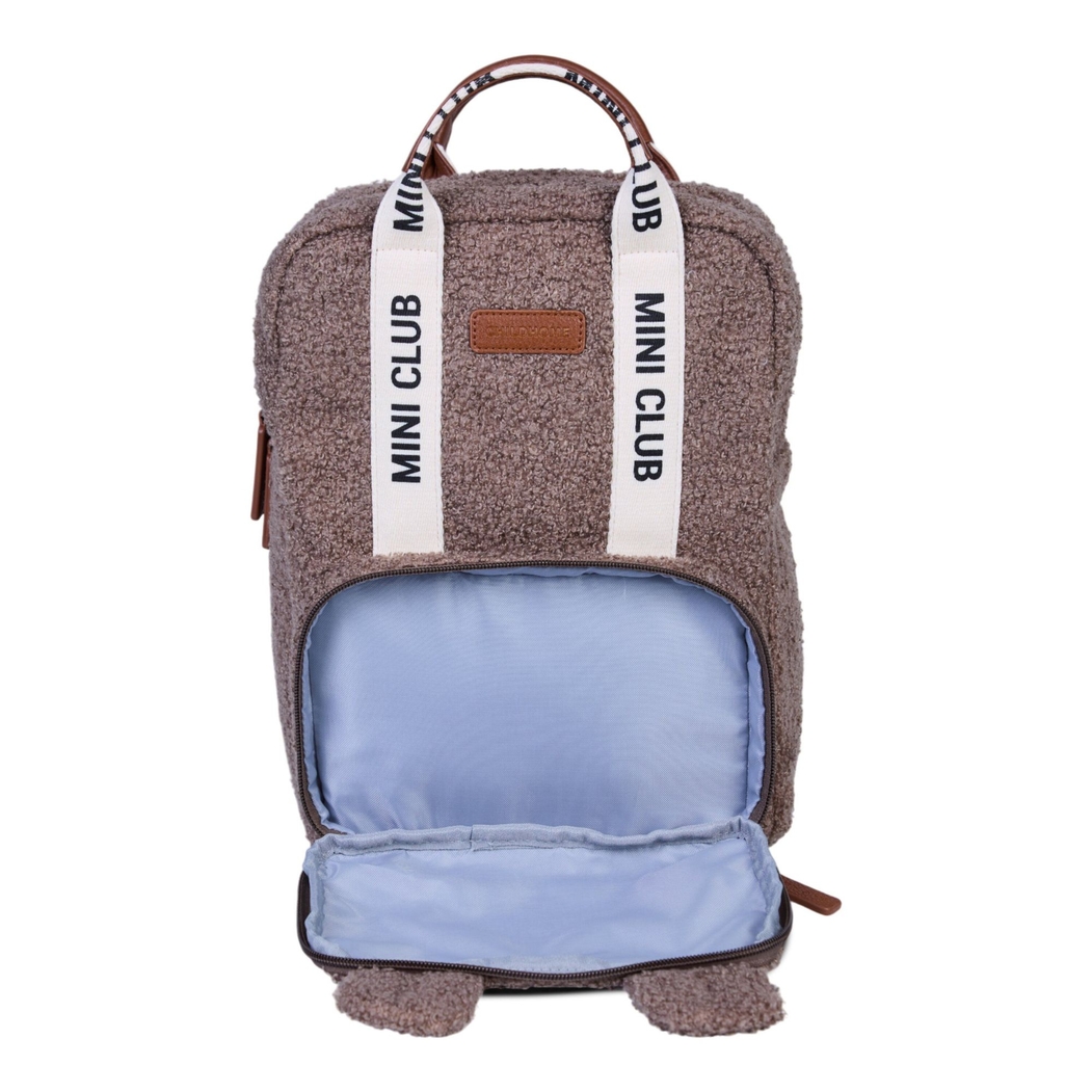 Mochila Childhome Mini Club Signature Teddy Soft Brown - Childhome - 5420007170424