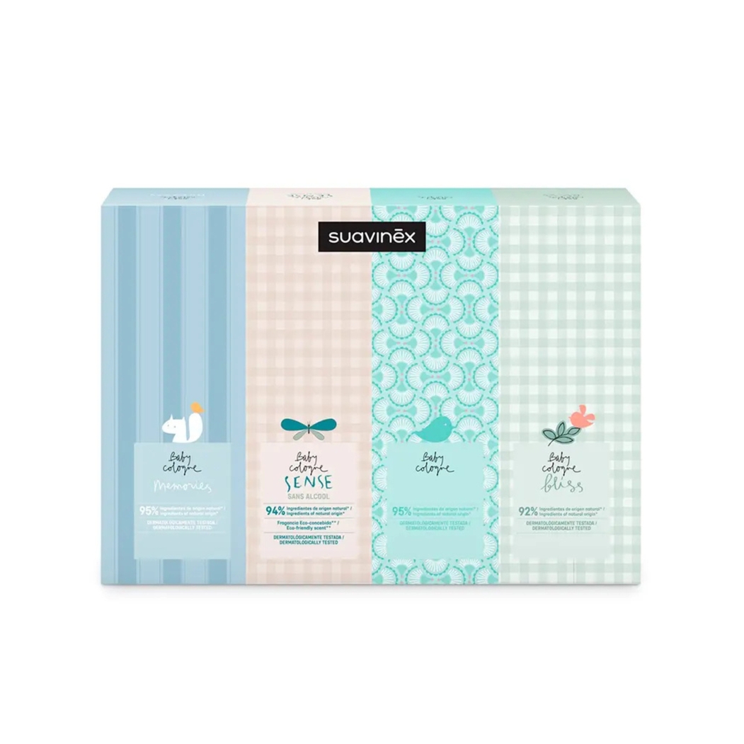 Conjunto de 4 Colónias Suavinex 50ml - Suavinex - 8426420909662