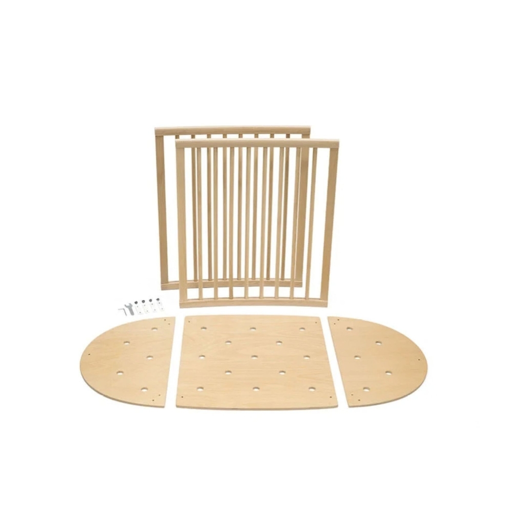Berço Stokke Sleepi Mini Natural com Kit de Extensão, Colchões e Lençóis White - Stokke - PACKSLEEPI004-001