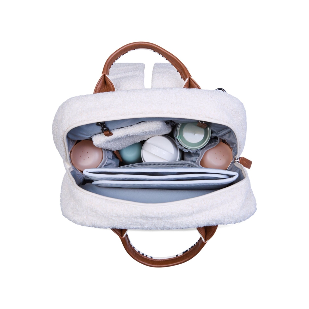 Mochila Childhome Family Club Signature Teddy Off White - Childhome - 5420007170448