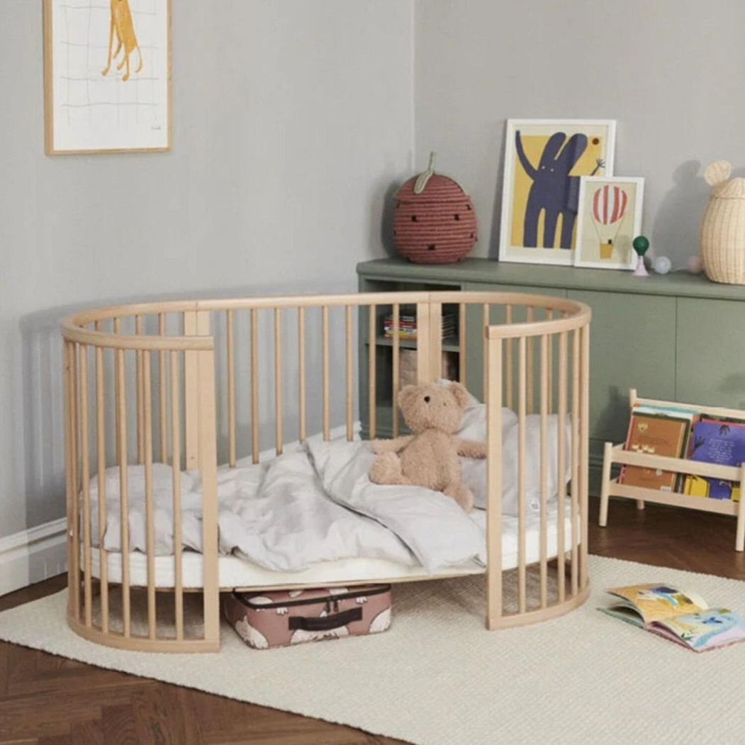 Berço Stokke Sleepi com Colchão e Lençol White - Stokke - PACKSLEEPI003-001