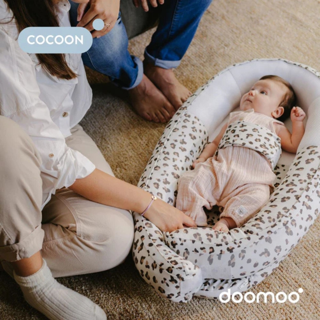 Ninho Doomoo Cocoon Leopardo Bege - Doomoo - 5CO19