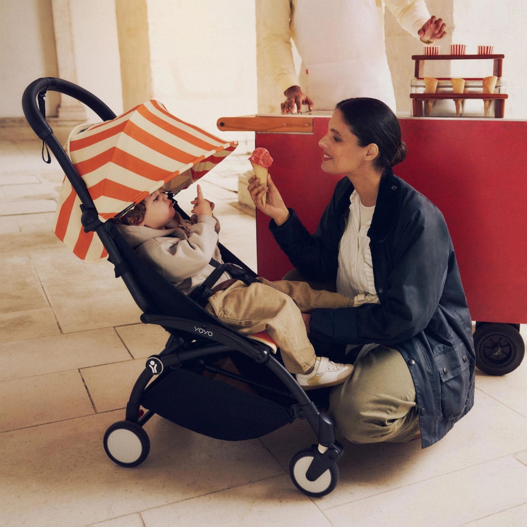 Carrinho de Bebé YOYO Black Stokke com Color Pack Capri 6+ - Stokke - PACKYOYO013-001