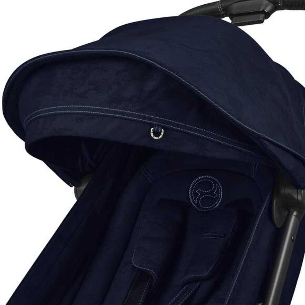 Carrinho Compacto Cybex Coya Rebellious Luxury Denim Blue - Cybex - 4063846517985