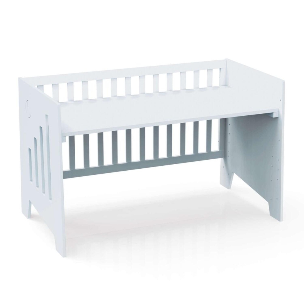 Berço Alondra Omni XL White 6 em 1 com Barra Infantil e Têxteis - Alondra - OMNIXL-K13-M7700-TX148
