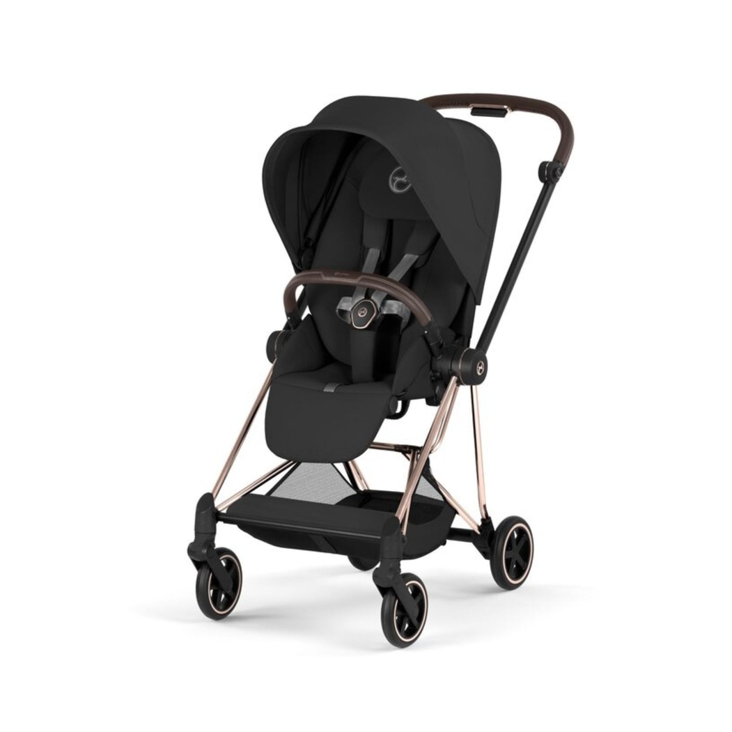 Carrinho de Bebé Cybex Mios Comfort Rosegold com Alcofa Dobrável - Cybex - 4063846549696