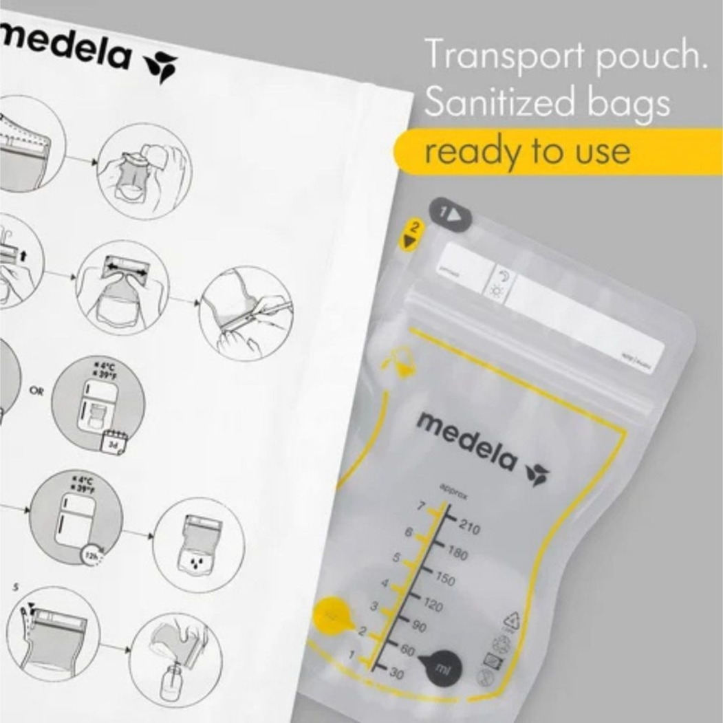 Sacos Conservação de Leite Materno Medela Easy Pour - Medela - 7610472880166