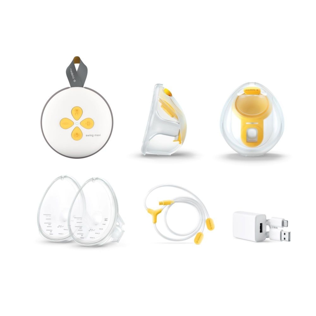 Extrator Elétrico Mãos Livres Duplo Medela Swing Maxi - Medela - 7612367087933