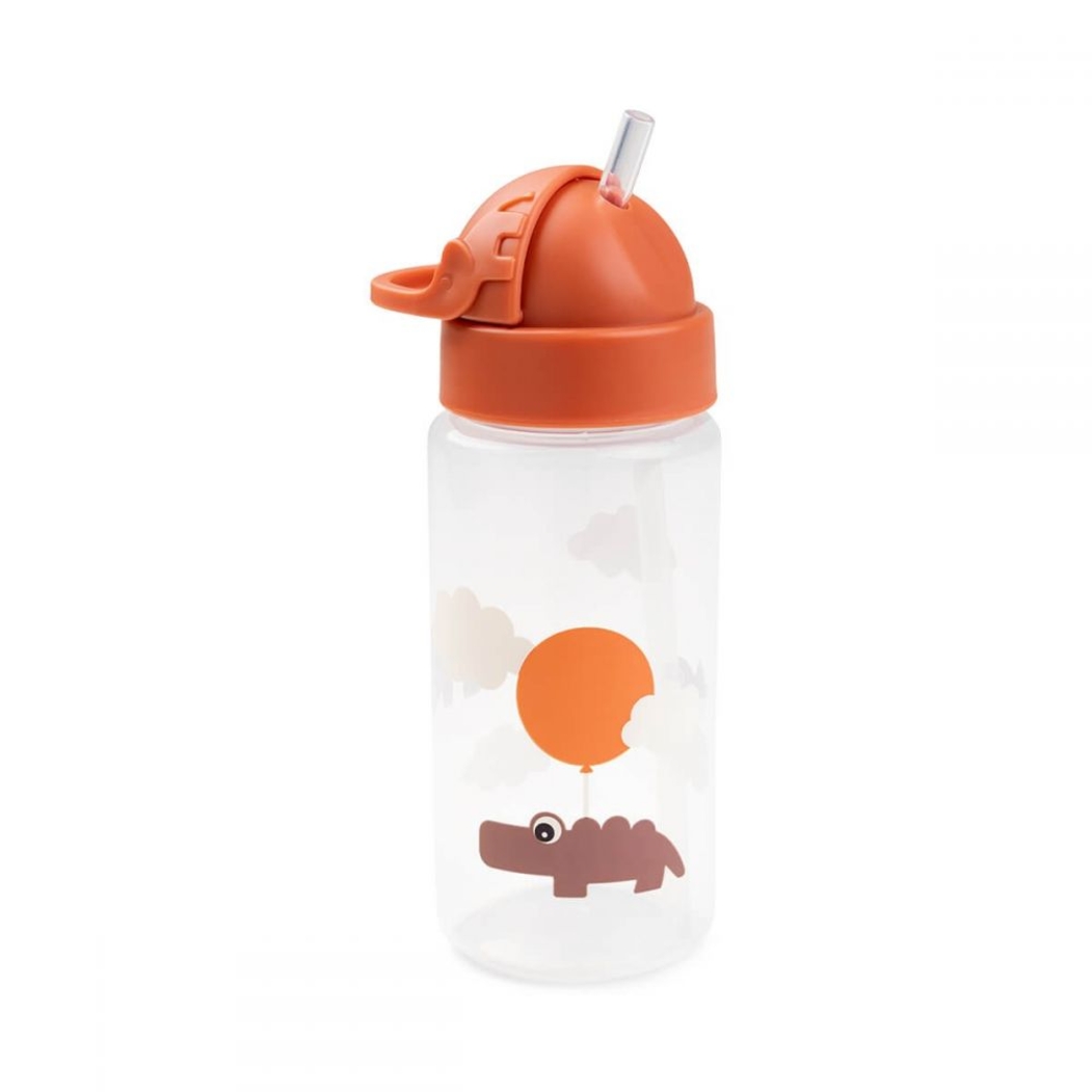 Garrafa com Palhinha Done By Deer Happy Clouds - Done By Deer - 5712643041221