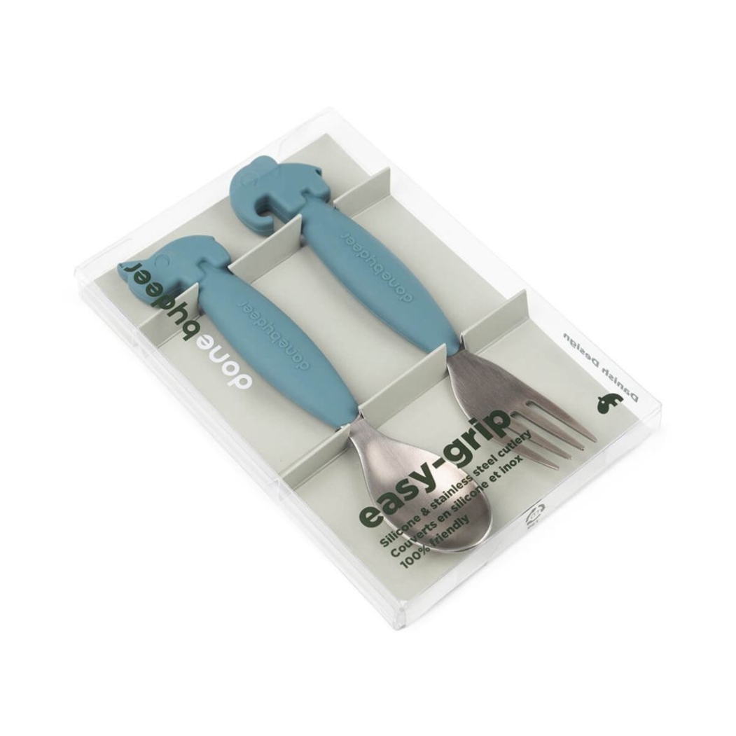 Conjunto Garfo e Colher Done By Deer Deer Friends - Done By Deer - 5712643039891