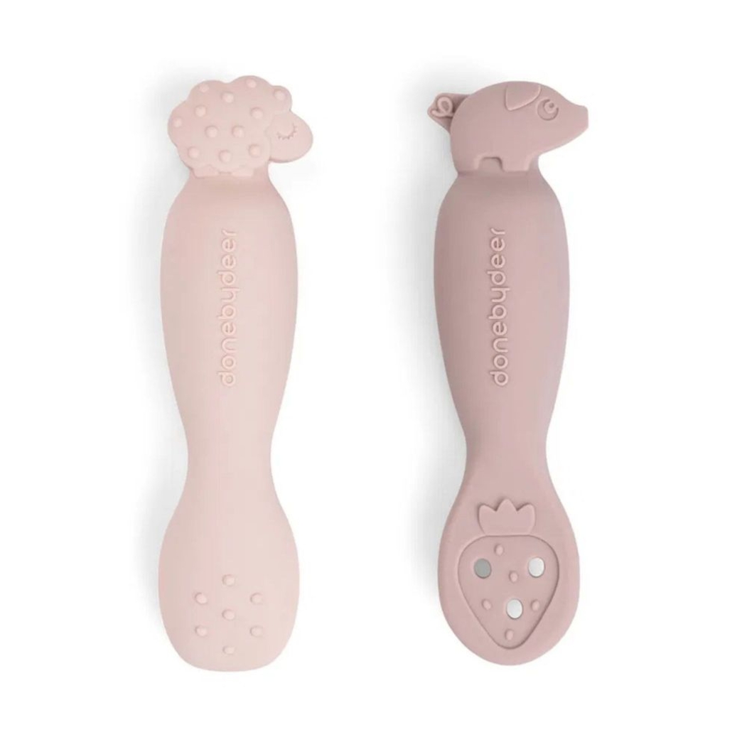 Colheres de Aprendizagem Done by Deer Tiny Farm - Done By Deer - 5712643055914