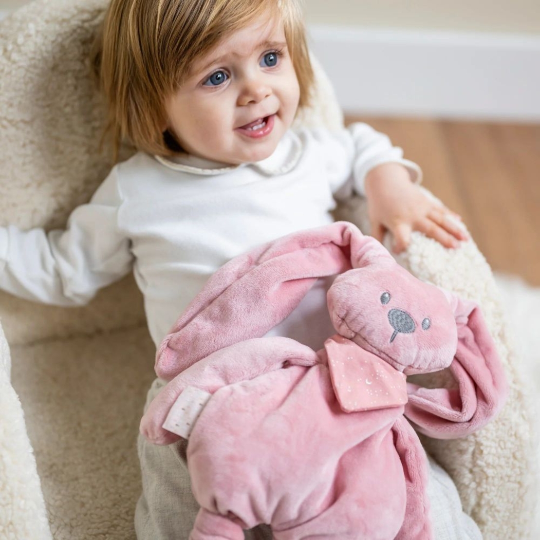 Peluche Nattou Lapidou Coelho com Lenço - Nattou - 5414673875684