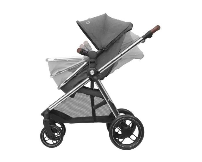 Carrinho de Bebé Duo Maxi-Cosi Zelia 3 Luxe Twillic Grey - Maxi-Cosi - 3220660337965