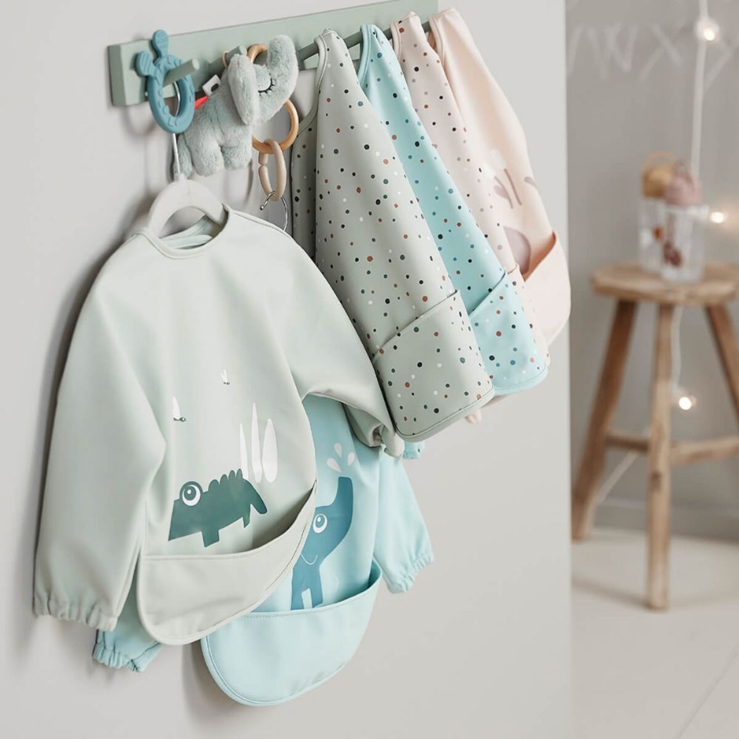 Babete com Mangas Done by Deer Croco Green - Done By Deer - 5712643037354