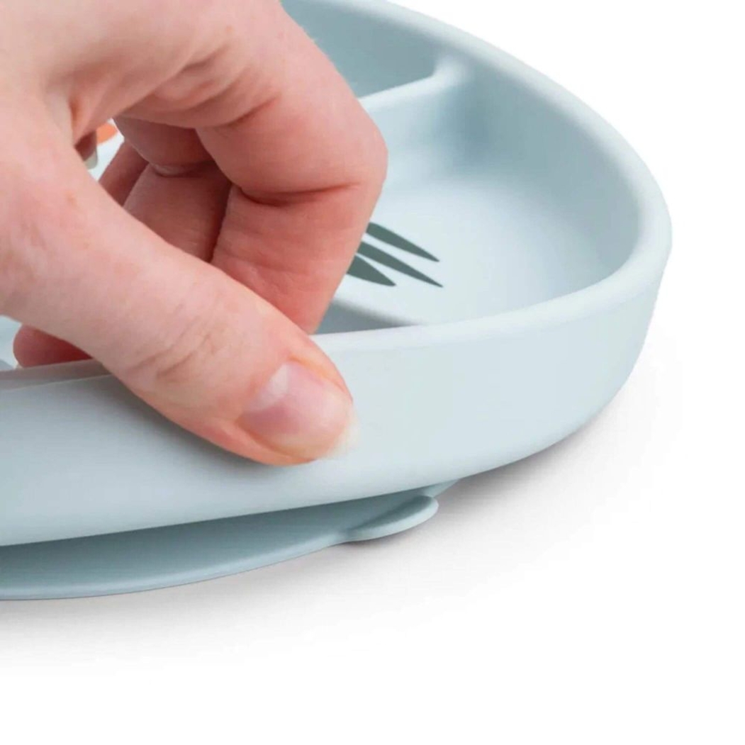 Prato com Divisoras em Silicone Stick/Stay Done by Deer Playground - Done By Deer - 5712643056188