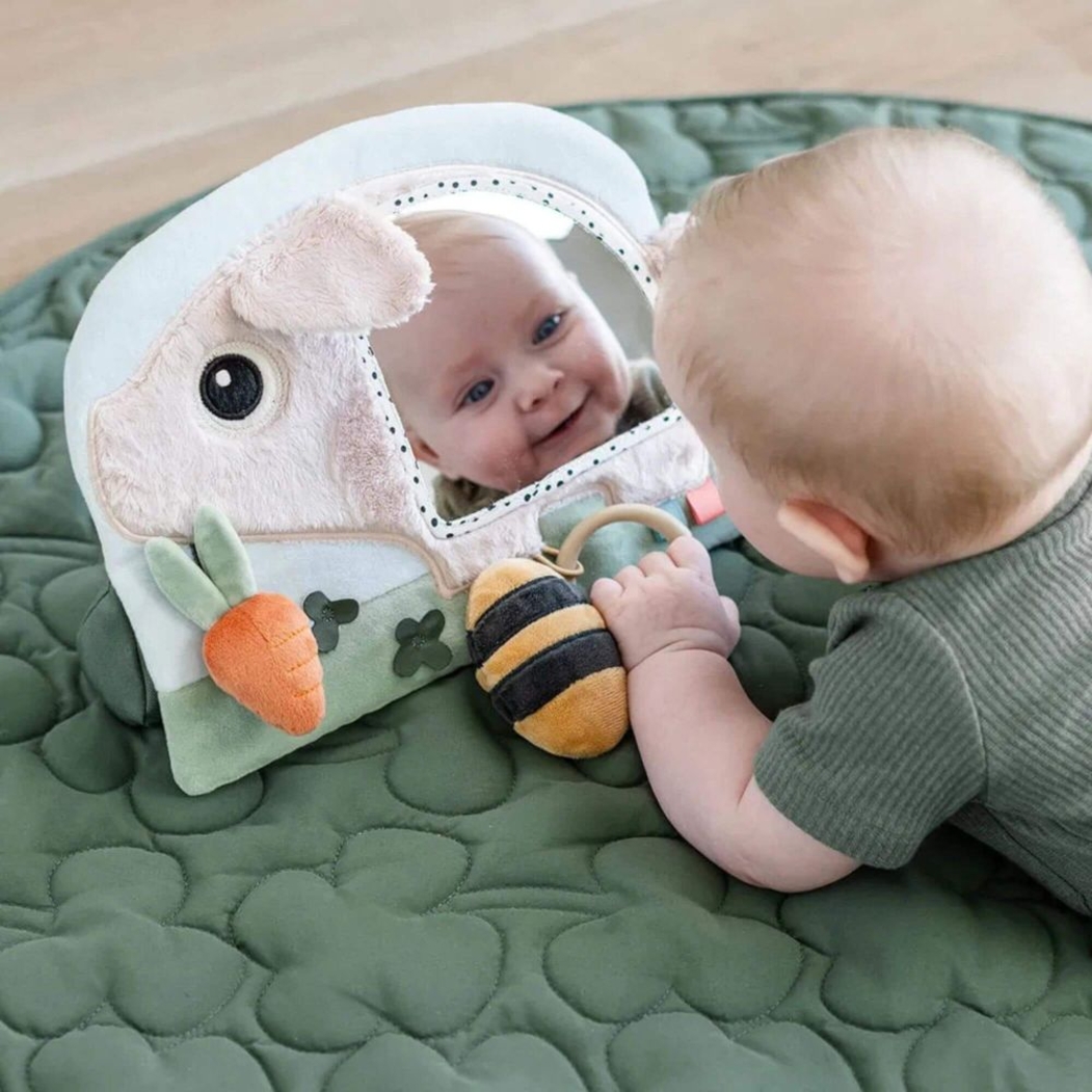 Espelho Sensorial para Tummy Time Done by Deer Pigee - Done By Deer - 5712643056812
