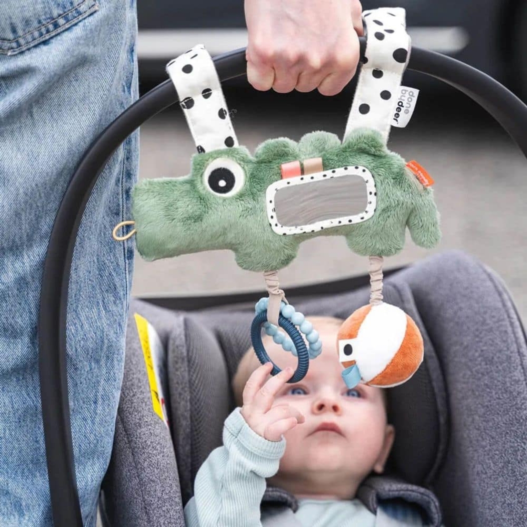 Brinquedo de Atividades Carrinho Bebé Done by Deer Croco - Done By Deer - 5712643056966