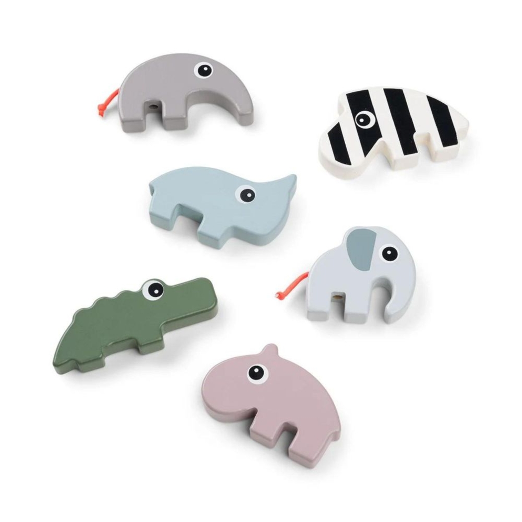 Conjunto 34 Cubos de Madeira Empilháveis Done by Deer Deer Friends - Done By Deer - 5712643050308