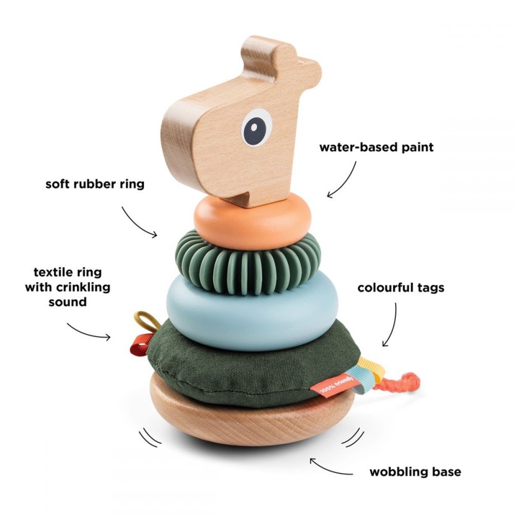 Torre de Empilhar Done by Deer Raffi - Done By Deer - 5712643045601