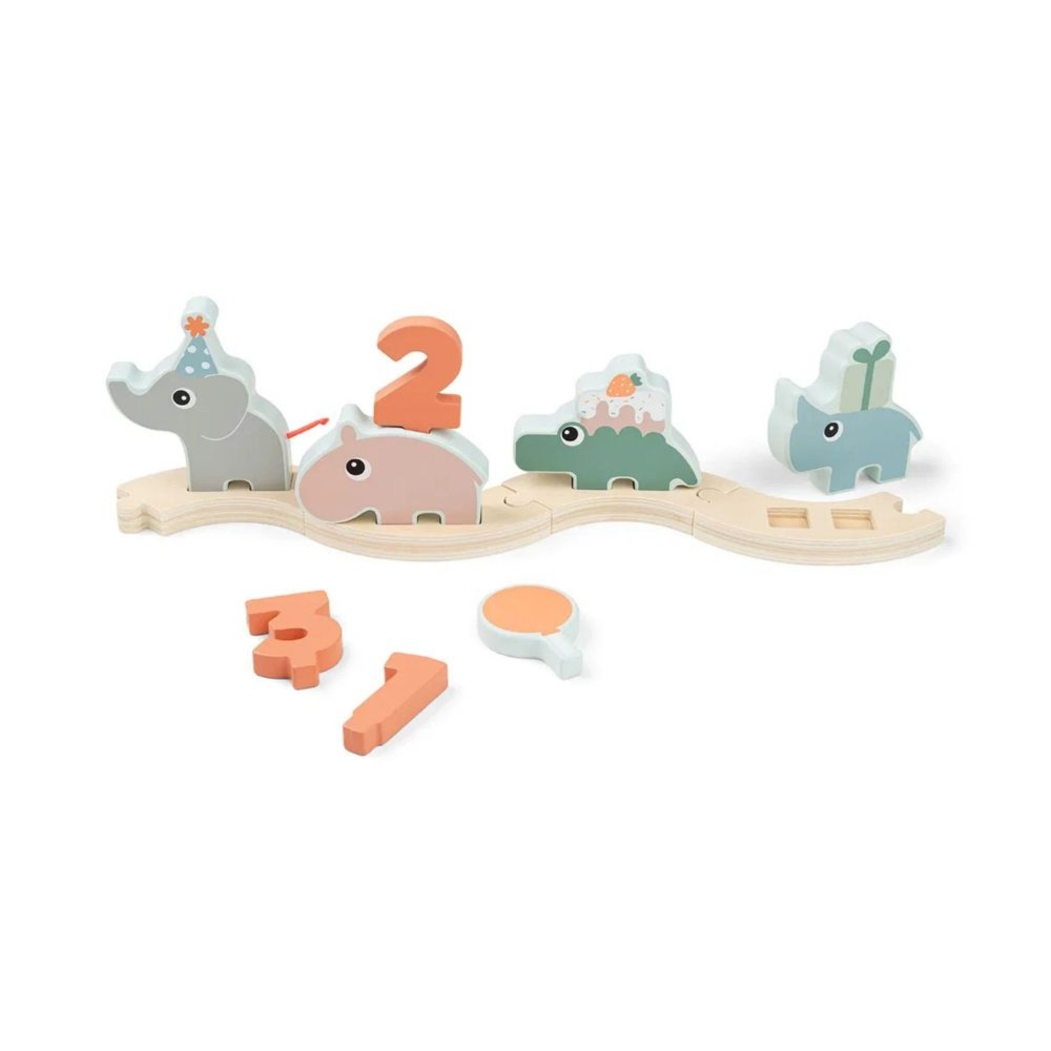 Brinquedo Didático em Madeira Done by Deer Celebration - Done By Deer - 5712643054726