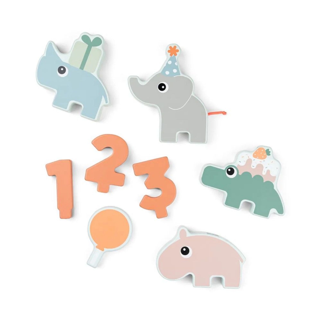 Brinquedo Didático em Madeira Done by Deer Celebration - Done By Deer - 5712643054726